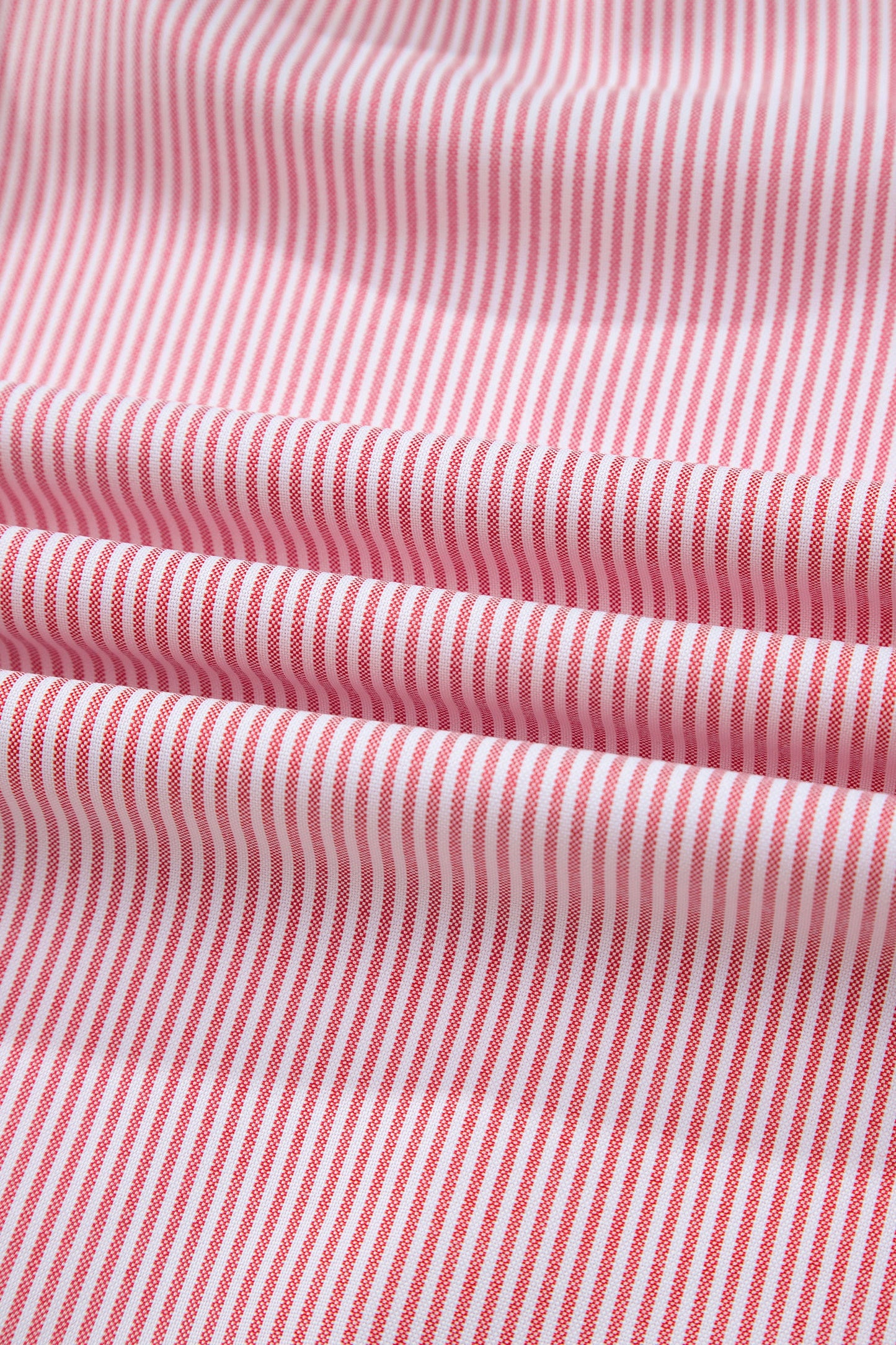 Stripe Frilled Split Neck Ruffle Sleeve Blouse